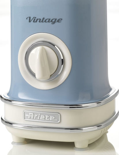 Ariete Vintage Blender with Glass Jug 1.5 lt 500W Blue