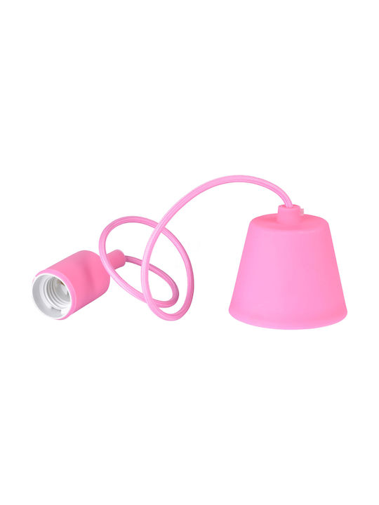 V-TAC VT-7228 Pendant Light Pink with Socket E27