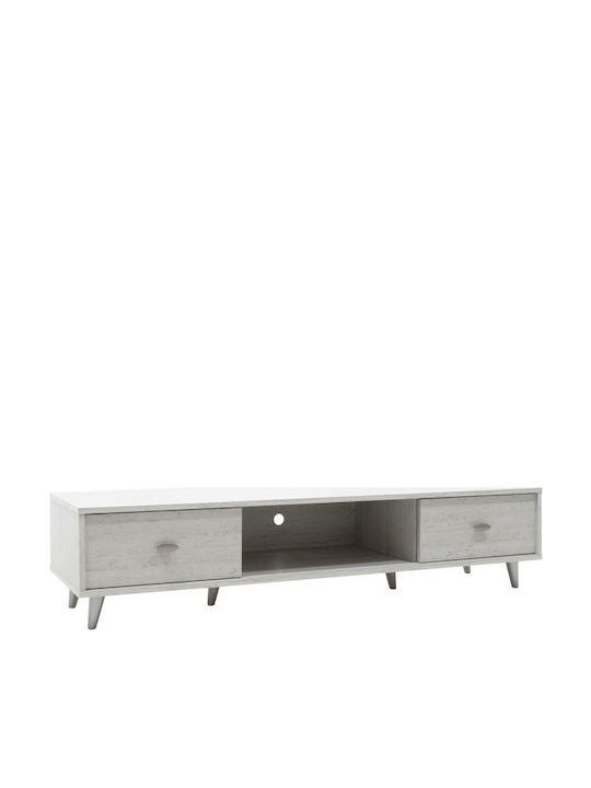 Firenze Particle Board TV Furniture with Drawers Gray L150.5xW41xH33cm