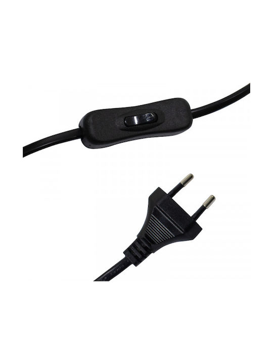 Pakketo PWL-0001 Office Lamp with Foldable Arm for Socket E27 in Black Color