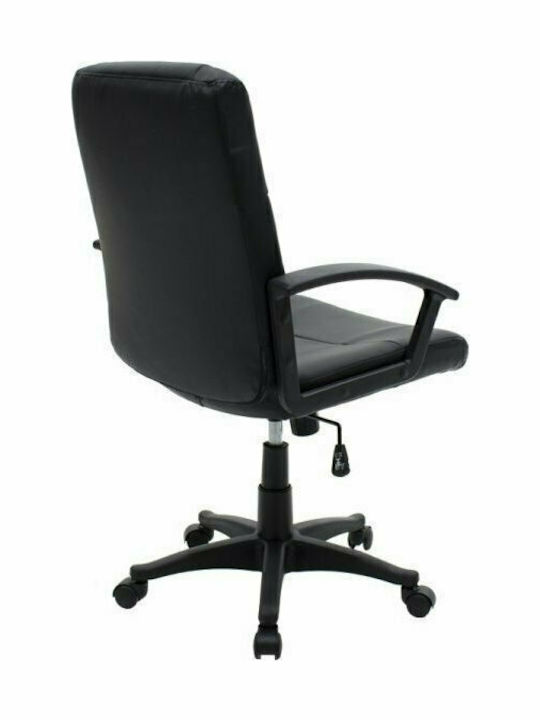 Lennon Office Chair with Fixed Arms Black Pakketo