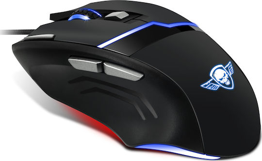 Spirit of Gamer Elite M10 & Mouse Pad RGB Gaming Ποντίκι 4000 DPI Μαύρο
