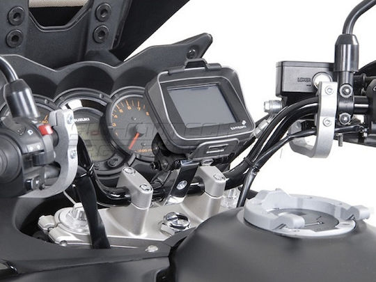SW-Motech Nonshock Bar Clamp GPS-Mount Motorcycle Cellphone Mount for Steering Wheel GPS