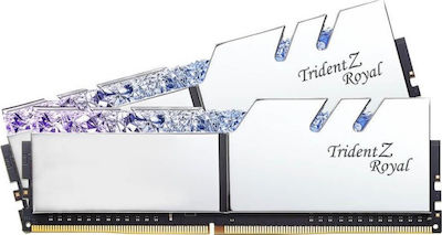 G.Skill Trident Z Royal 16GB DDR4 RAM με 2 Modules (2x8GB) και Ταχύτητα 3600 για Desktop