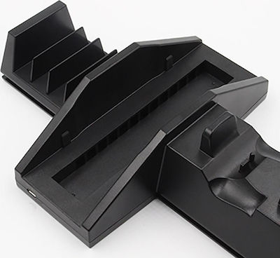 Numskull Controller-Ladestation 2 Controller PS4 Official Charging and cooling support for console and controls Schwarz