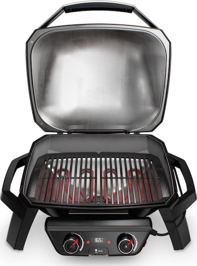Weber Pulse Tabletop Electric Grill Grill 2200W with Lid and Adjustable Thermostat 49cmx39cmcm
