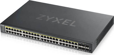 Zyxel GS1920-48HPV2 Managed L2 PoE+ Switch με 44 Θύρες Ethernet και 6 SFP Θύρες