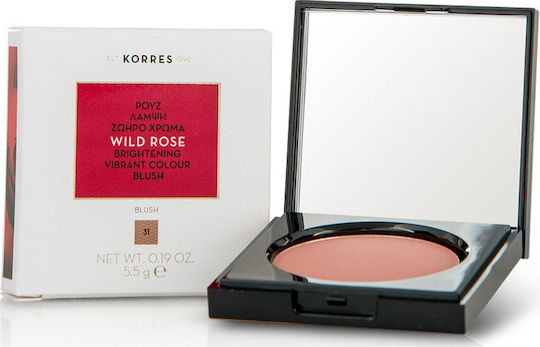 Korres Blush Wild Rose Brightening Vibrant Colour 31 Light Bronze 5.5gr
