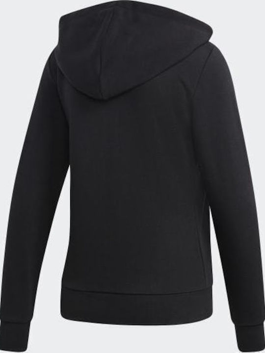 Essentials Linear Дамска Жилетка Суитшърт Френски Тери Худи Черна