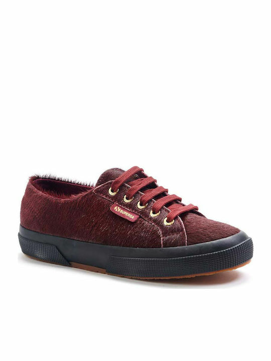 Superga 2750 Leahorseu Sneakers Burgundy