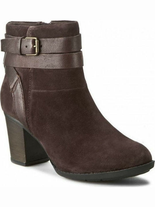 Clarks Enfield River Women's Ankle Boots Brown