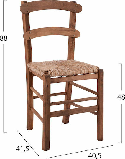 Gentry Столички Кафене Кафяв 1бр 40.5x41.5x88бр