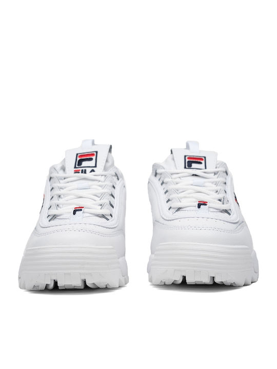 Disruptor II Premium Chunky Sneakers White