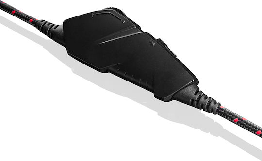 Modecom VOLCANO MC-839 SWORD Über Ohr Gaming-Headset mit Verbindung 3,5mm / USB Schwarz