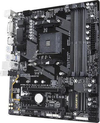 Gigabyte AB350M-DS3H V2 Motherboard Micro ATX με AMD AM4 Socket
