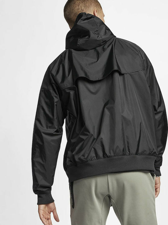 Nike Sportswear Ανδρικό Μπουφάν Bomber Αντιανεμικό για Χειμώνα Μαύρο