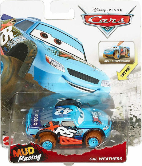 Mattel Car Disney Cars Mud Racing Cal Weathers for 3+ years (Various Designs) 1pc GBJ35