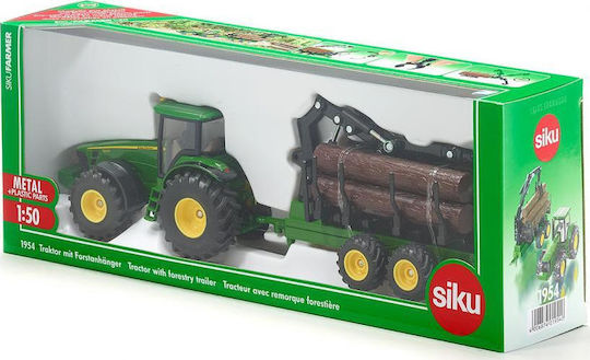 Siku Tractor with Forestry Trailer Tractor 1:50 Pickup Truck for 3++ Years 1954