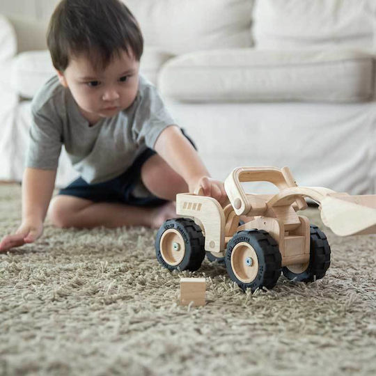 Plan Toys Bulldozer Φορτηγό Αγροτικό για 3+ Ετών