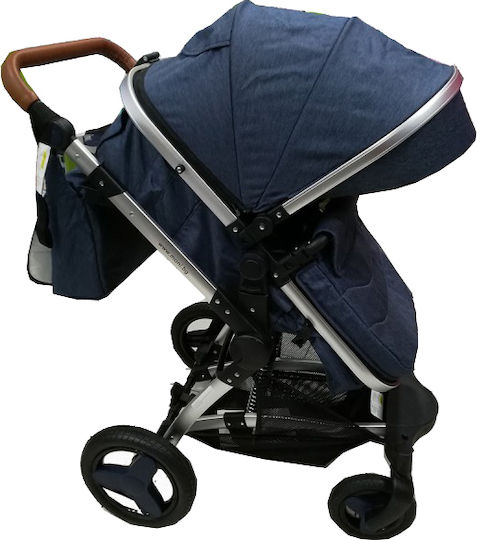Cangaroo Veyron 2 in 1 2 in 1 Baby Stroller Suitable for Newborn Jean 12kg