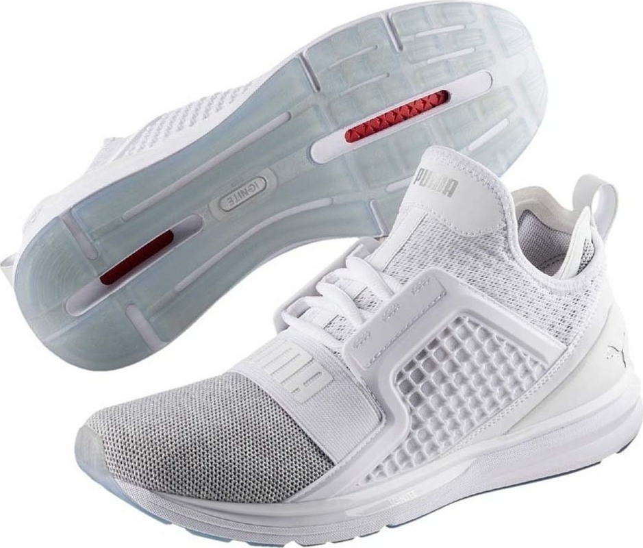 puma ignite limitless knit white