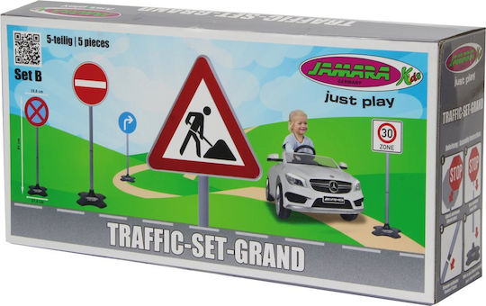 Jamara Traffic Set Grand B-5 Road Signs Educational Game Knowledge for 3+ years Years Old
