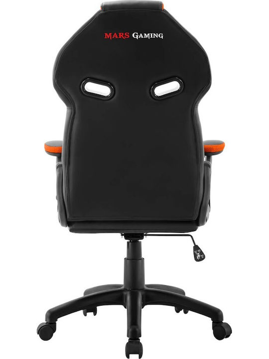 Mars Gaming MGC118 Scaun Gaming Din piele ecologică Portocaliu