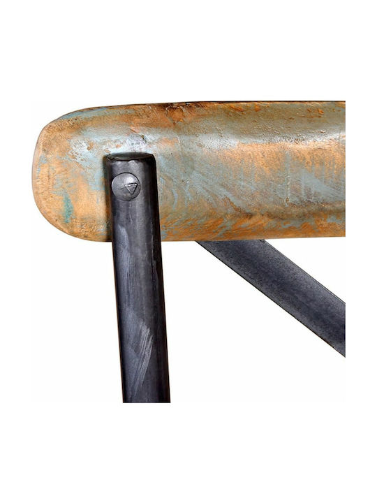 Hocker Bar mit Rückenlehne Hölzernes Braun 45x45x110cm