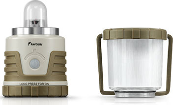 Favour Adventurer L0434 Led Battery Lantern for Camping Waterproof with Flashlight 530 Lumen