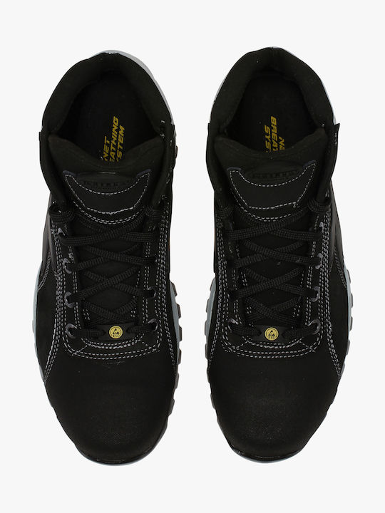 Utility Diadora Glove Tech Αδιάβροχο Μποτάκι Ασφαλείας Μαύρο S3 με Πιστοποίηση P, ESD , HI, HRO,SRA