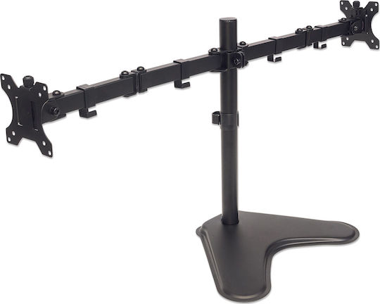 Manhattan Desktop Stand for 2 Monitors up to 32" with Arm (461559)