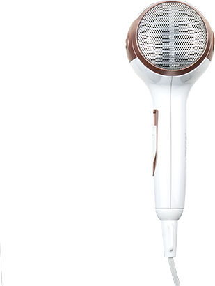 Adler Ionic Hair Dryer with Diffuser 2400W Bronze,White