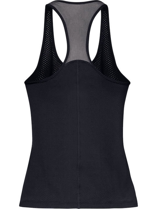 HeatGear Racer Women's Summer Cotton Sleeveless Black Top