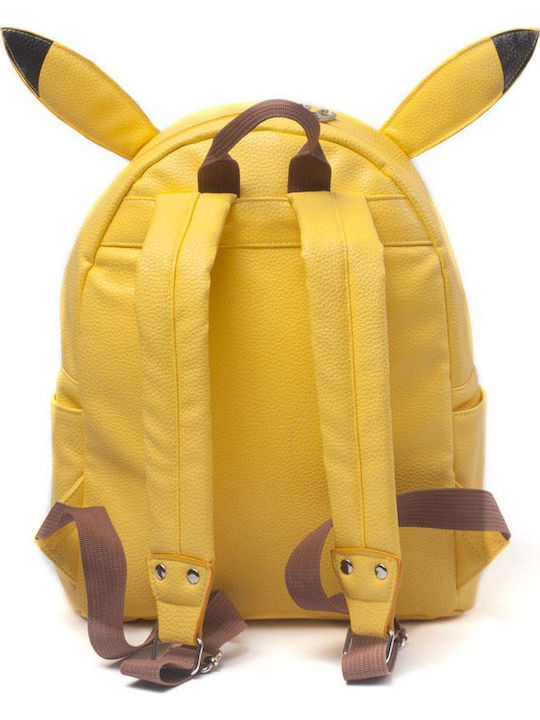 Difuzed Backpack Pokemon Pikachu Σχολική Τσάντα Πλάτης Νηπιαγωγείου σε Κίτρινο χρώμα