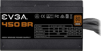 EVGA 450 BR 450W Τροφοδοτικό Υπολογιστή Full Wired 80 Plus Bronze