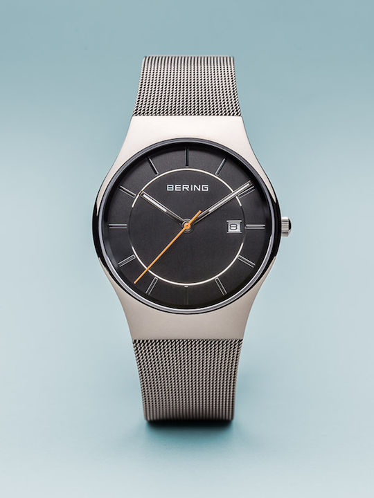 Bering Time Classic Men's Watch 40mm Battery Silver
