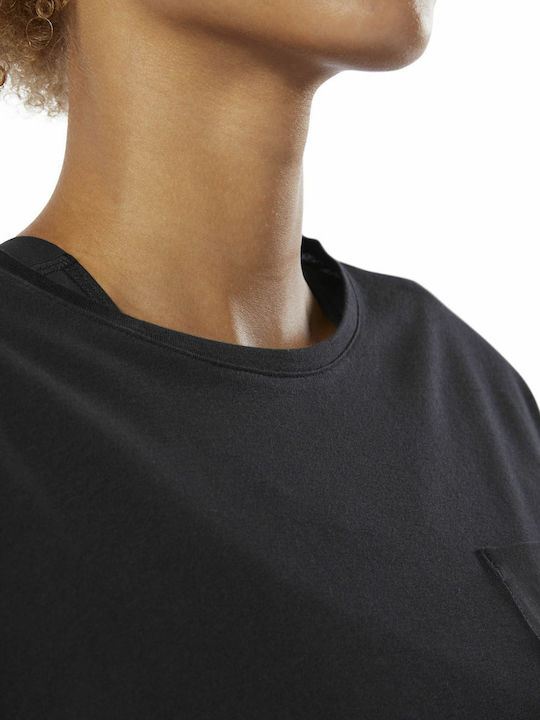 Training Supply Pocket Tee Γυναικείο T-shirt Μαύρο