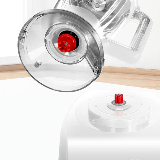Bosch Multifunctional Food Processor 1100W with Pot 3.9lt and Jug Blender White