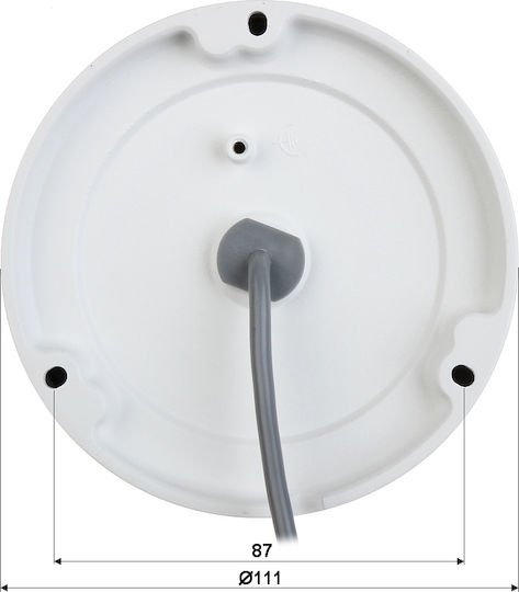 Hikvision DS-2CE56H0T-VPITF CCTV Камера за наблюдение Full HD+ 5MP Водоустойчива с Обектив 2.8мм