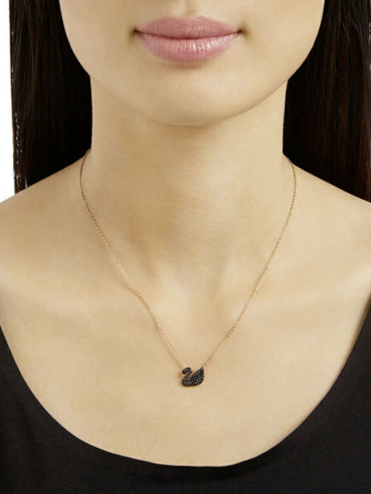 Swarovski Iconic Swan Κολιέ Επιχρυσωμένο Swarovski Iconic Swan Κολιέ Επιχρυσωμένο