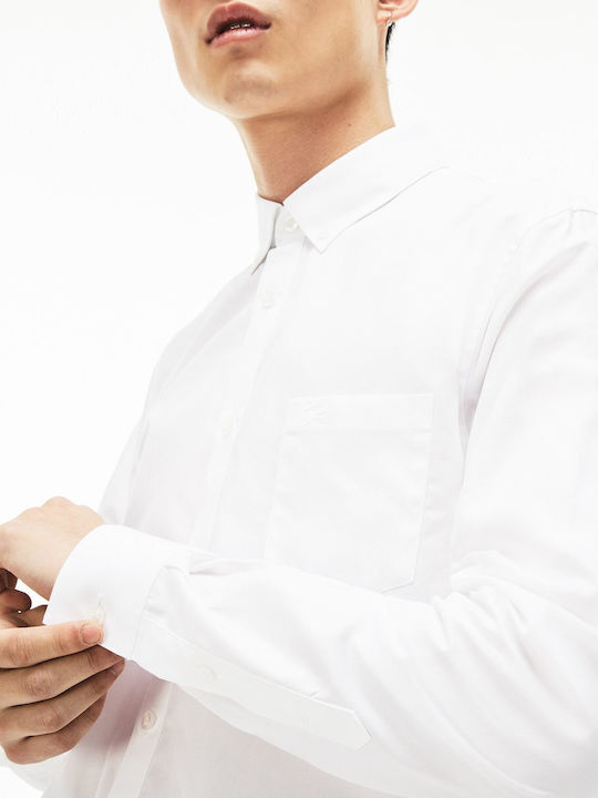 Long-sleeved Cotton Shirt White
