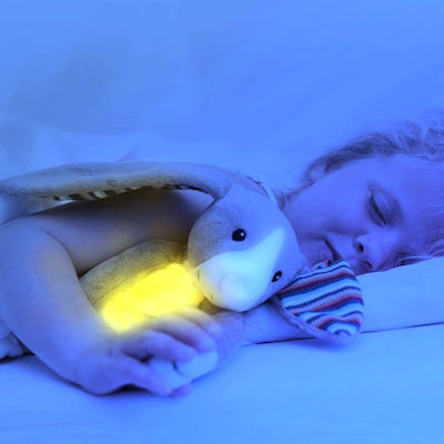 Zazu Kids Sleep Toy Bo Κουνελάκι made of Fabric with White Noise and Light for 0++ Months