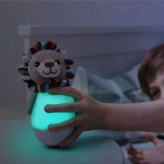 Zazu Nursery Night Light Lex Lion USB Beige with Sensor