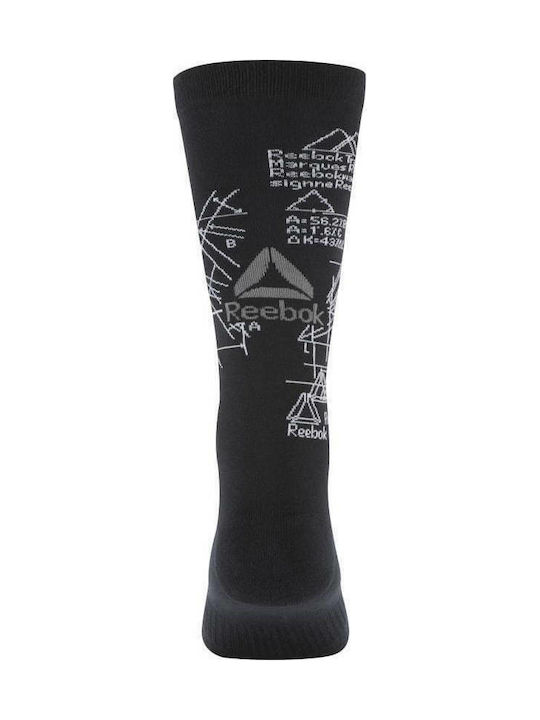 Reebok Active Enhanced Crew Socks Șosete Sportive Negre 1 pereche