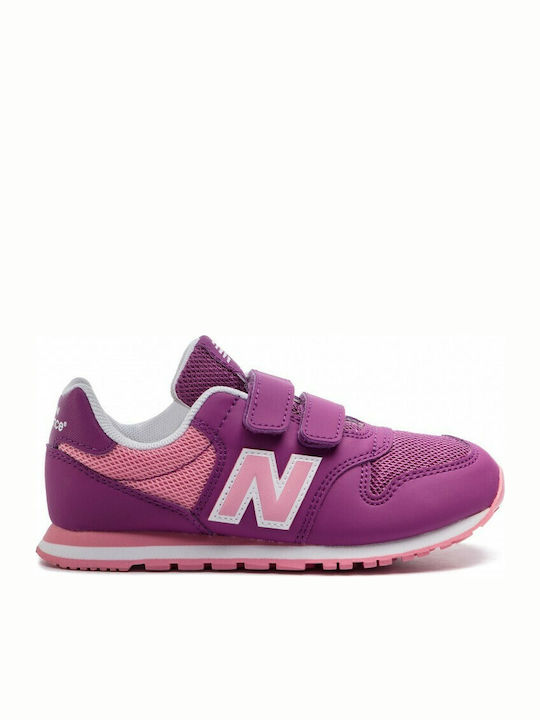 New Balance Kinder-Sneaker mit Klettverschluss Lila