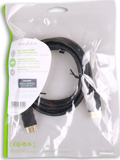 Nedis HDMI 1.4 High Speed 1080p 120Hz Cable HDMI Male - HDMI Male 2m Black
