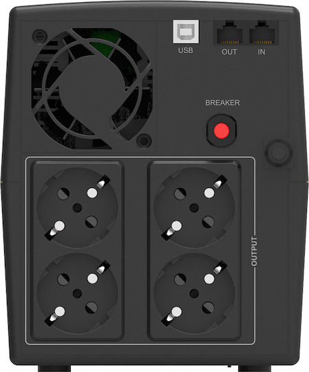 Powerwalker Basic VI 1500 STL UPS Line-Interactive 1500VA 900W cu 4 Schuko Prize