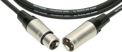 Klotz XLR male to XLR female 1m Cable (GRG1FM01.0)