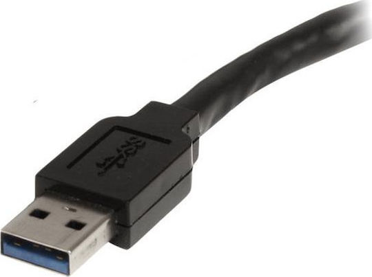 StarTech USB 3.0 Kabel USB-A-Stecker - USB-A-Buchse Schwarz 10m USB3AAEXT10M