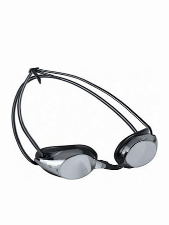 Arena Tracks Mirror Swimming Goggles Adults with Anti-fog Lenses Gray